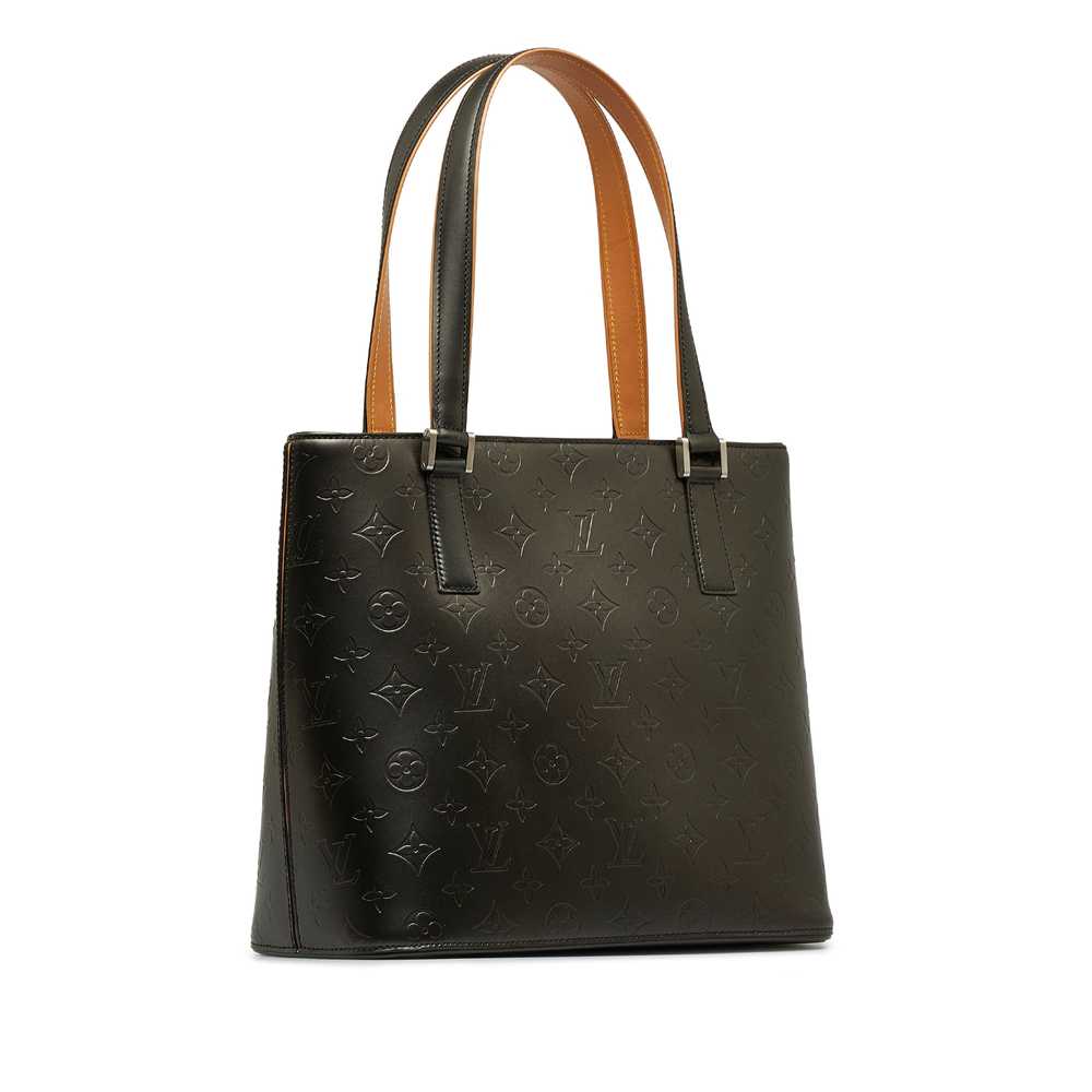 Gray Louis Vuitton Monogram Mat Stockton Tote Bag - image 2