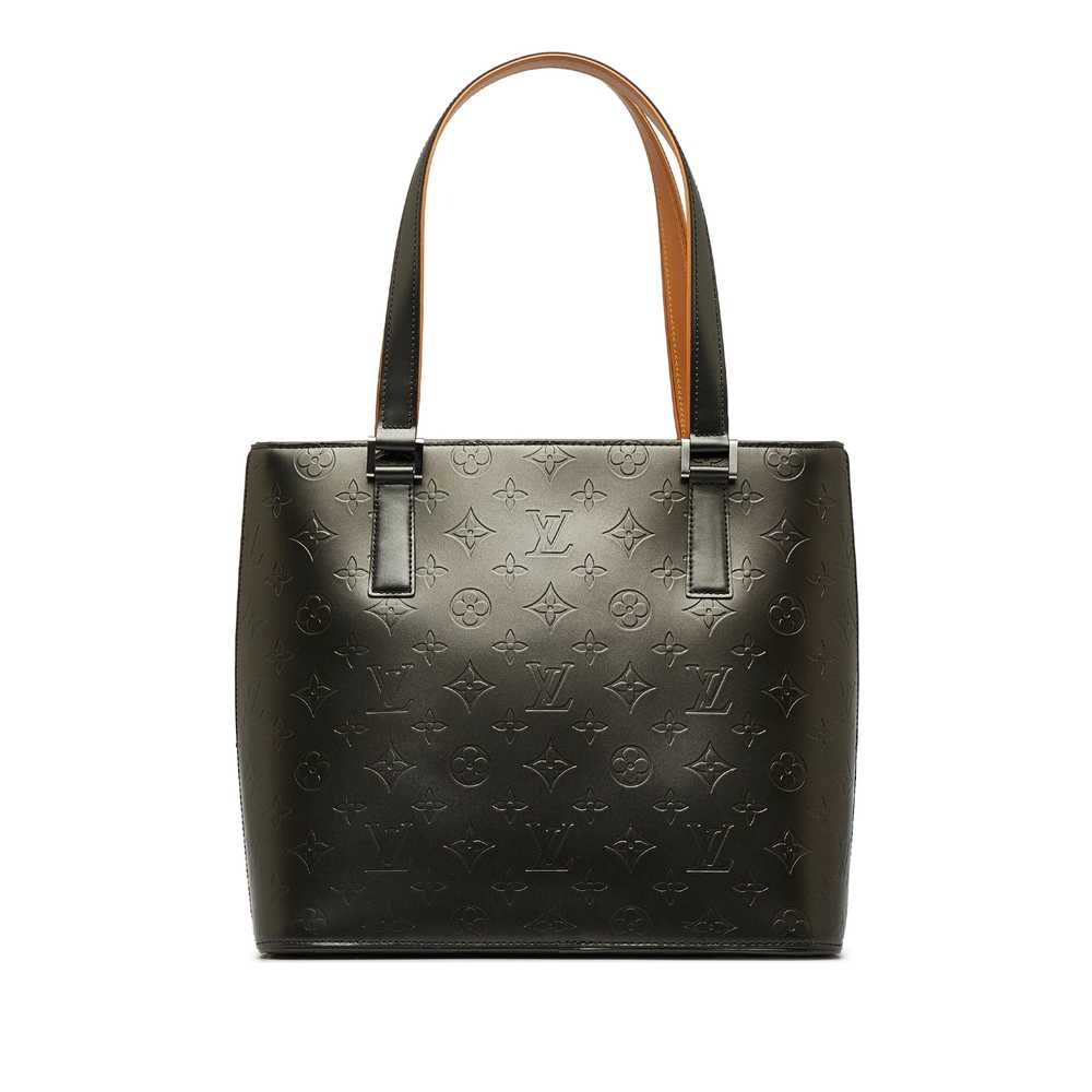 Gray Louis Vuitton Monogram Mat Stockton Tote Bag - image 3