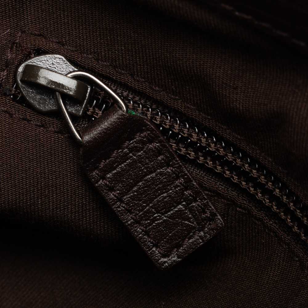 Brown Gucci GG Supreme Handbag - image 12