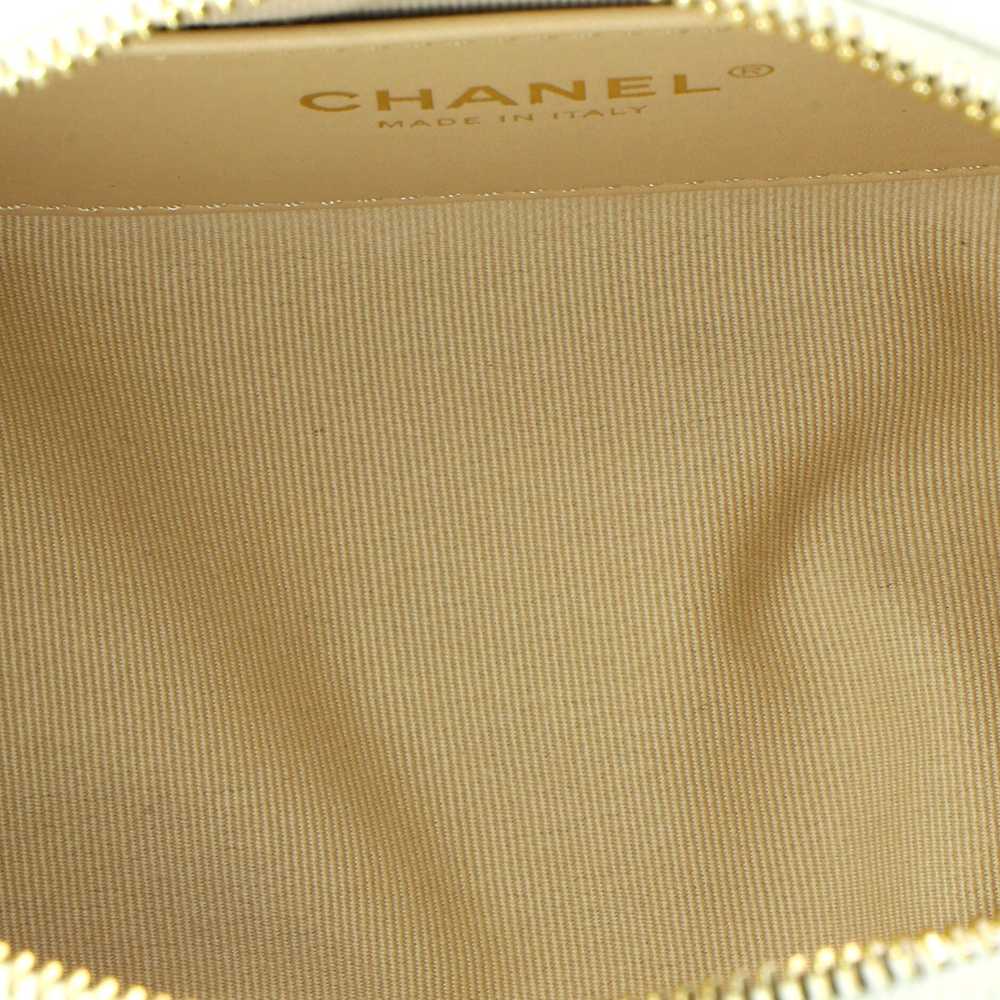 CHANEL Pearl CC Medallion Chain Bowling Bag Quilt… - image 5