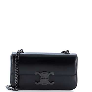 CELINE Triomphe Chain Shoulder Bag Leather Small - image 1