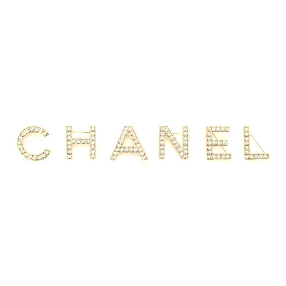 CHANEL CHA-NEL Logo Letters Brooch Set - image 1