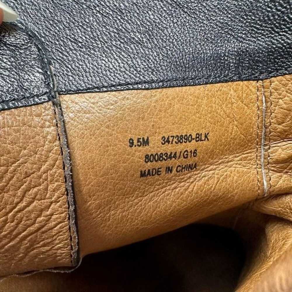 FRYE Cece Jodhpur Black Wedge Boots Size 9.5 Leat… - image 11