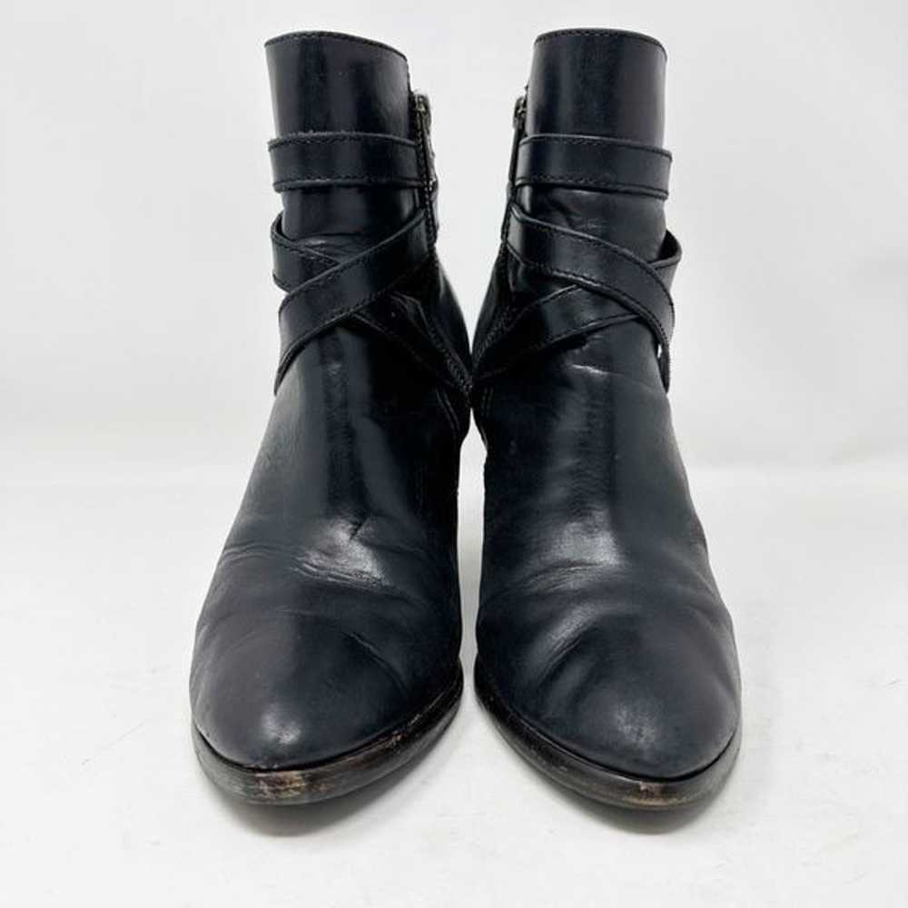 FRYE Cece Jodhpur Black Wedge Boots Size 9.5 Leat… - image 3