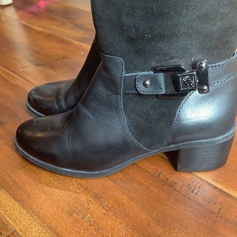 Anne Klein Suede Boots Bootie Shoes - image 7