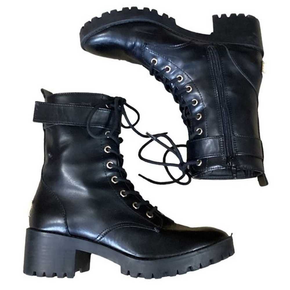 Juicy Couture Women’s Oodles Black Combat Boots S… - image 3