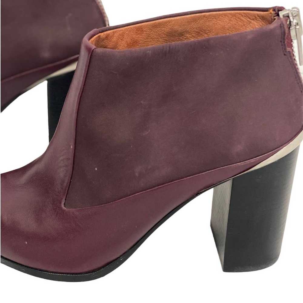 See by Chloe Women's Block Heel Ankle Boots Purpl… - image 6