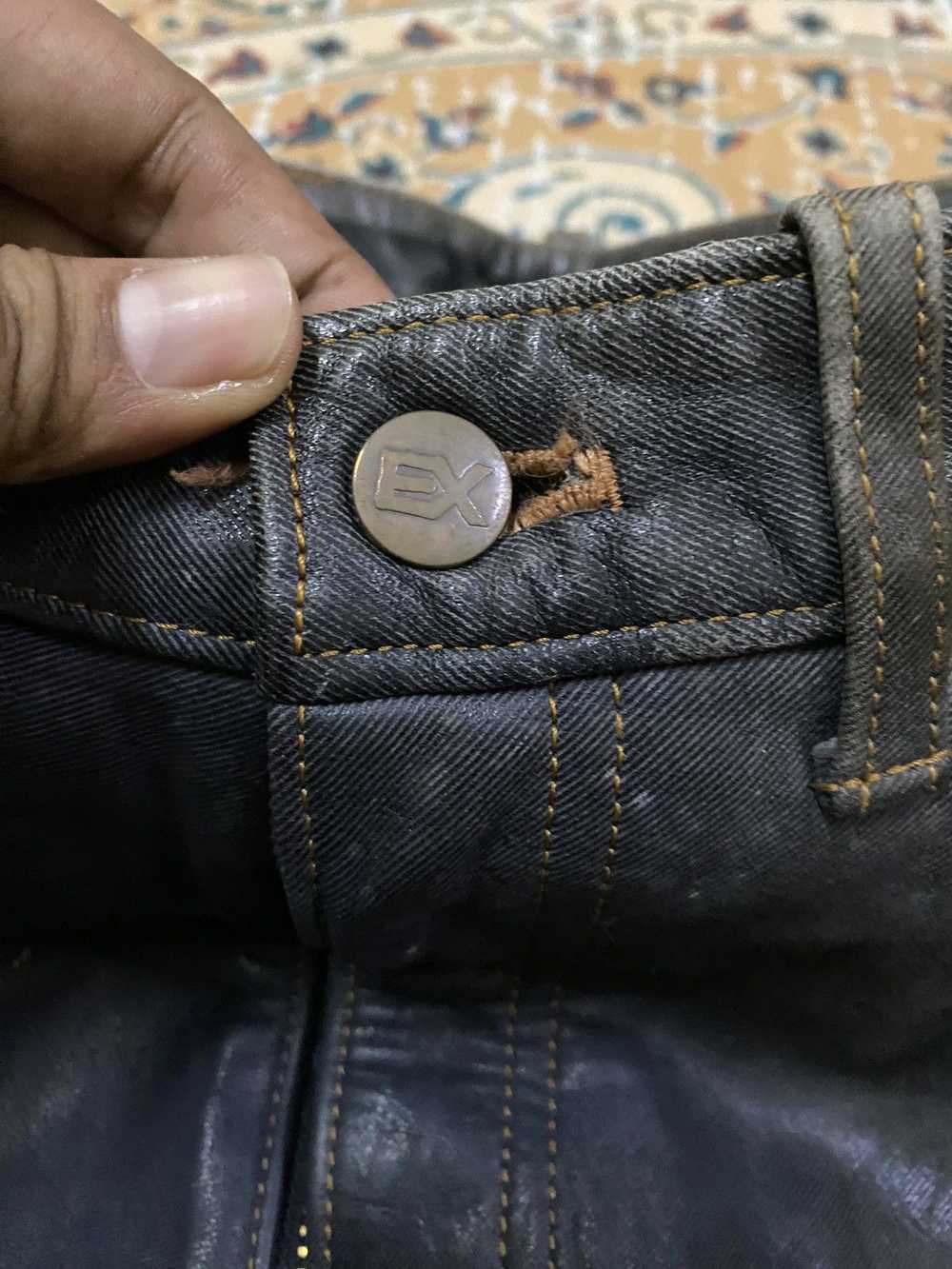 Japanese Brand × Leather × Vintage Ex Explore Jea… - image 5