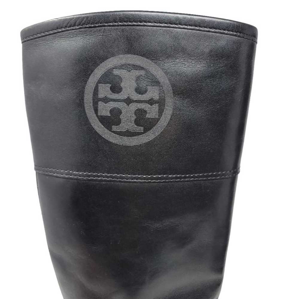 Tory Burch Leather riding boots - image 5