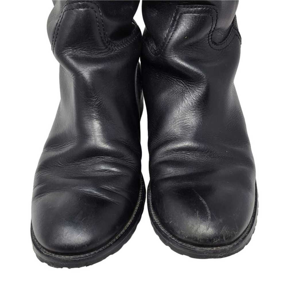 Tory Burch Leather riding boots - image 9