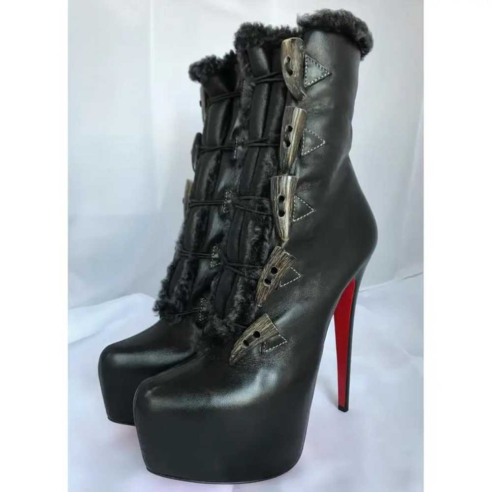 Christian Louboutin Leather ankle boots - image 2