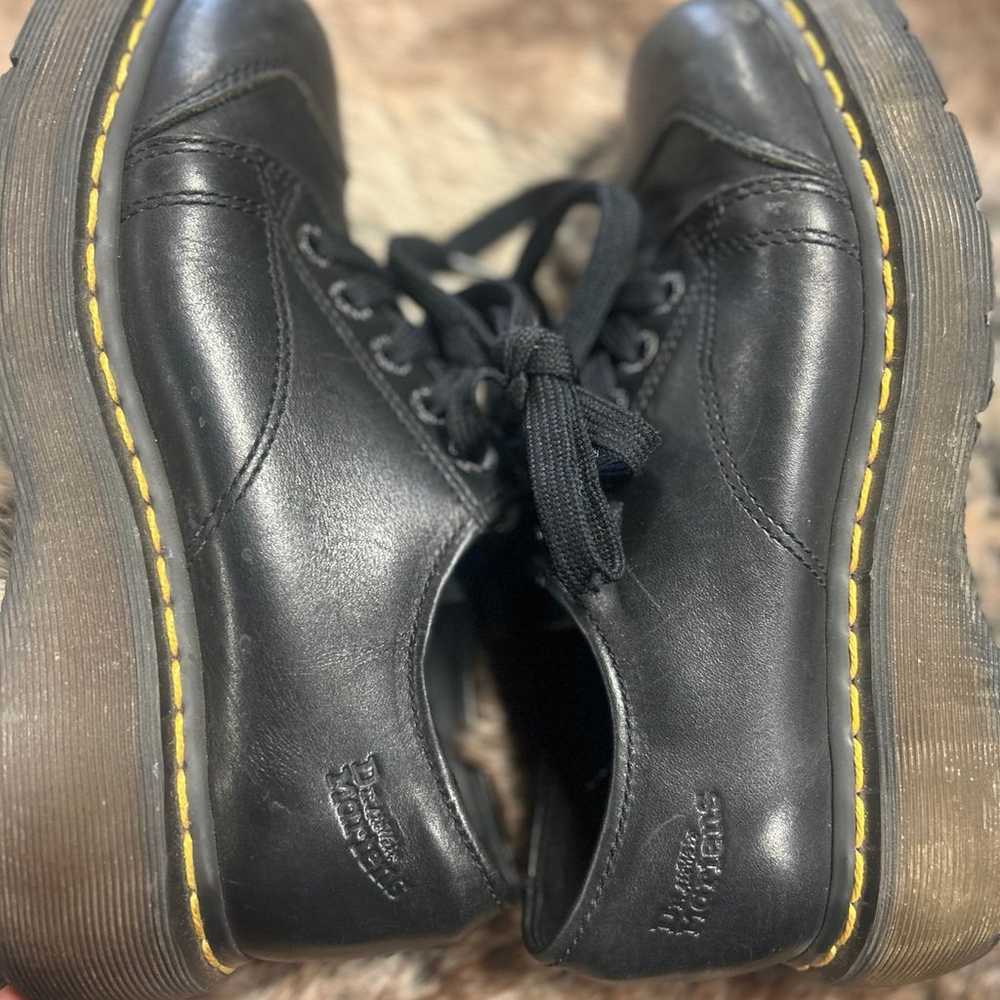 Dr Martens black leather sz 8 shoes - image 6