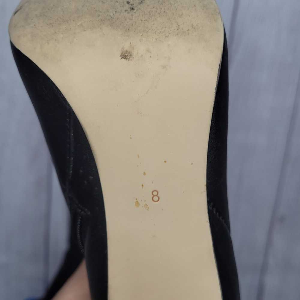 Kelsi Dagger Sophia Black Leather Over The Knee R… - image 10