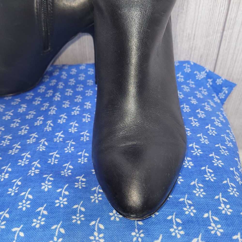 Kelsi Dagger Sophia Black Leather Over The Knee R… - image 11