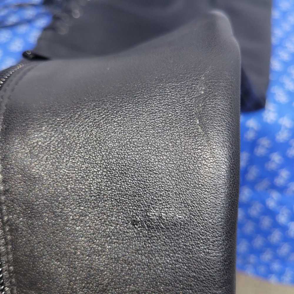 Kelsi Dagger Sophia Black Leather Over The Knee R… - image 5