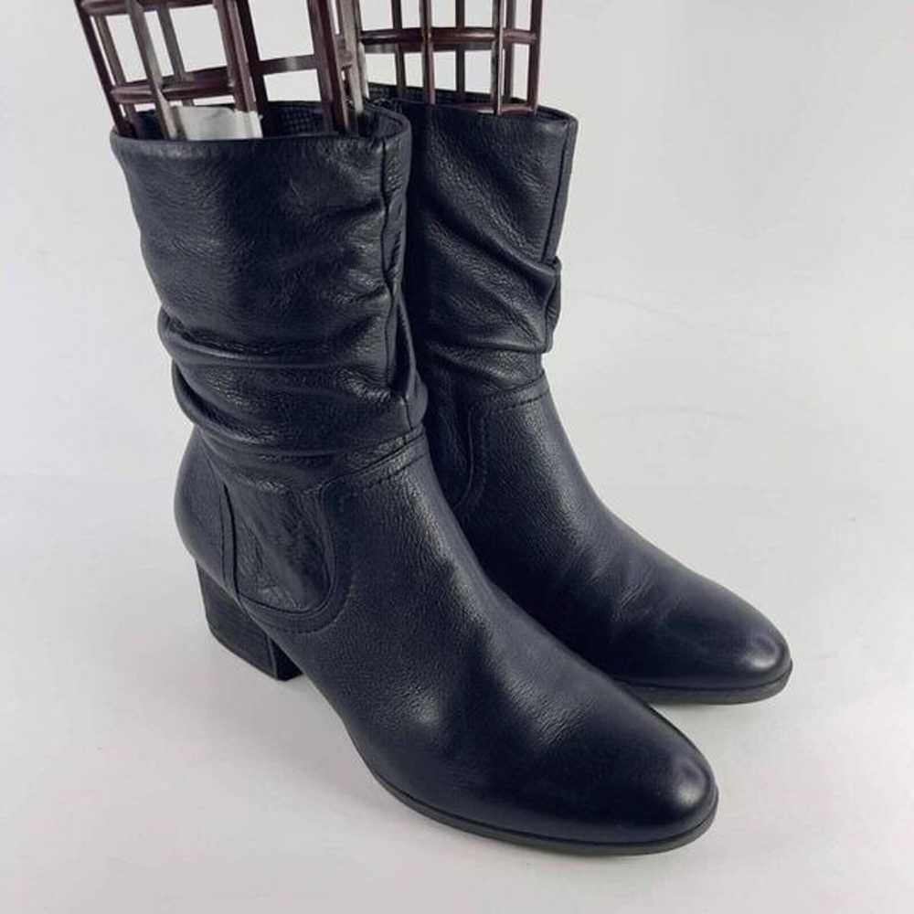 Abeo Women's Faith Black leather Boots US 8.5 Met… - image 4