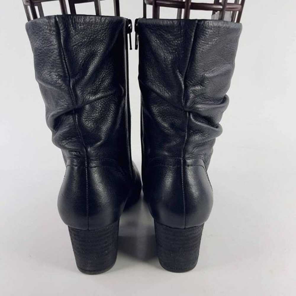 Abeo Women's Faith Black leather Boots US 8.5 Met… - image 5
