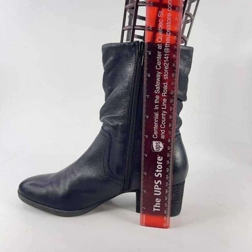 Abeo Women's Faith Black leather Boots US 8.5 Met… - image 9