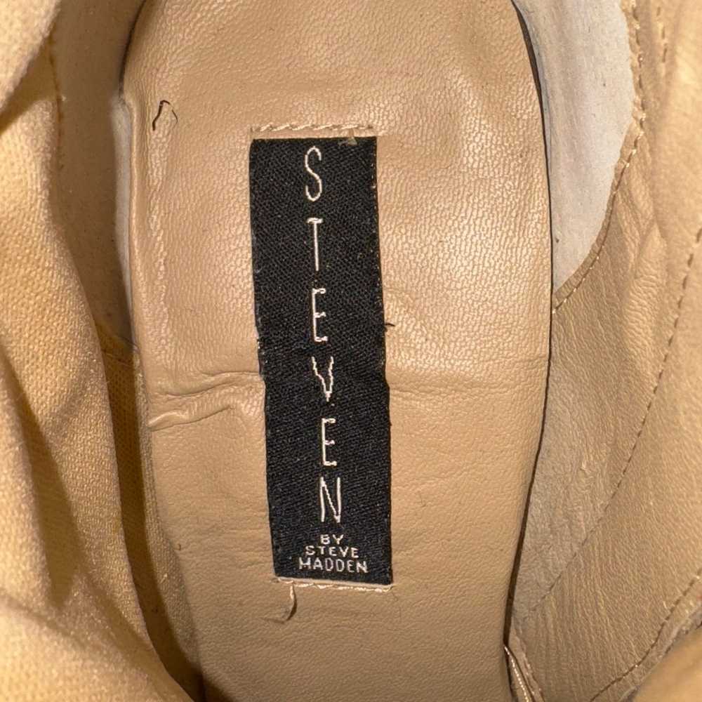 Steven Steve Madden Klick Cognac Leather Pointed … - image 12