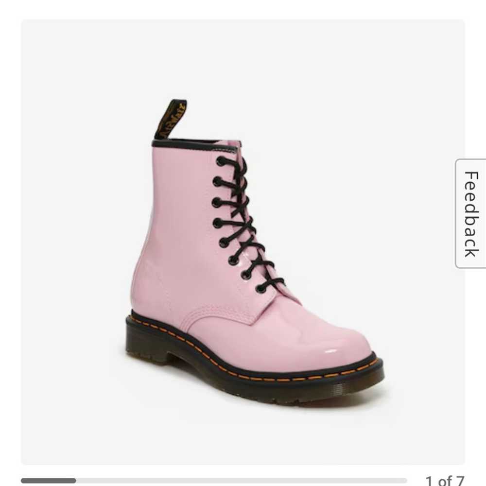 Dr Martens 1460 Pink Patent Leather Size 9 Women’s - image 2
