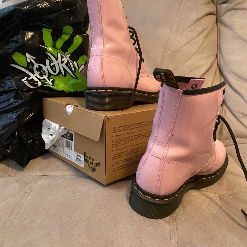 Dr Martens 1460 Pink Patent Leather Size 9 Women’s - image 5
