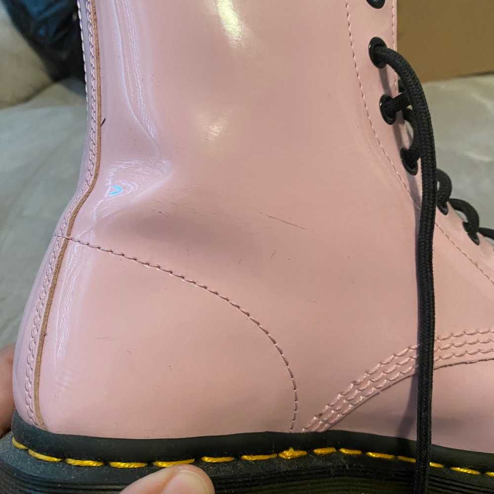 Dr Martens 1460 Pink Patent Leather Size 9 Women’s - image 8