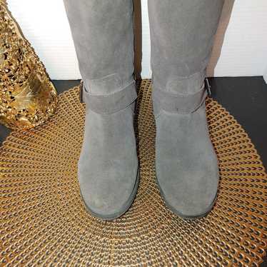 Vince Camuto Whyla Suede Booties Size 7.5 - image 1