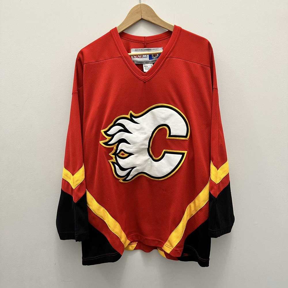 Ccm × NHL × Vintage Vintage Calgary Flames CCM Je… - image 1