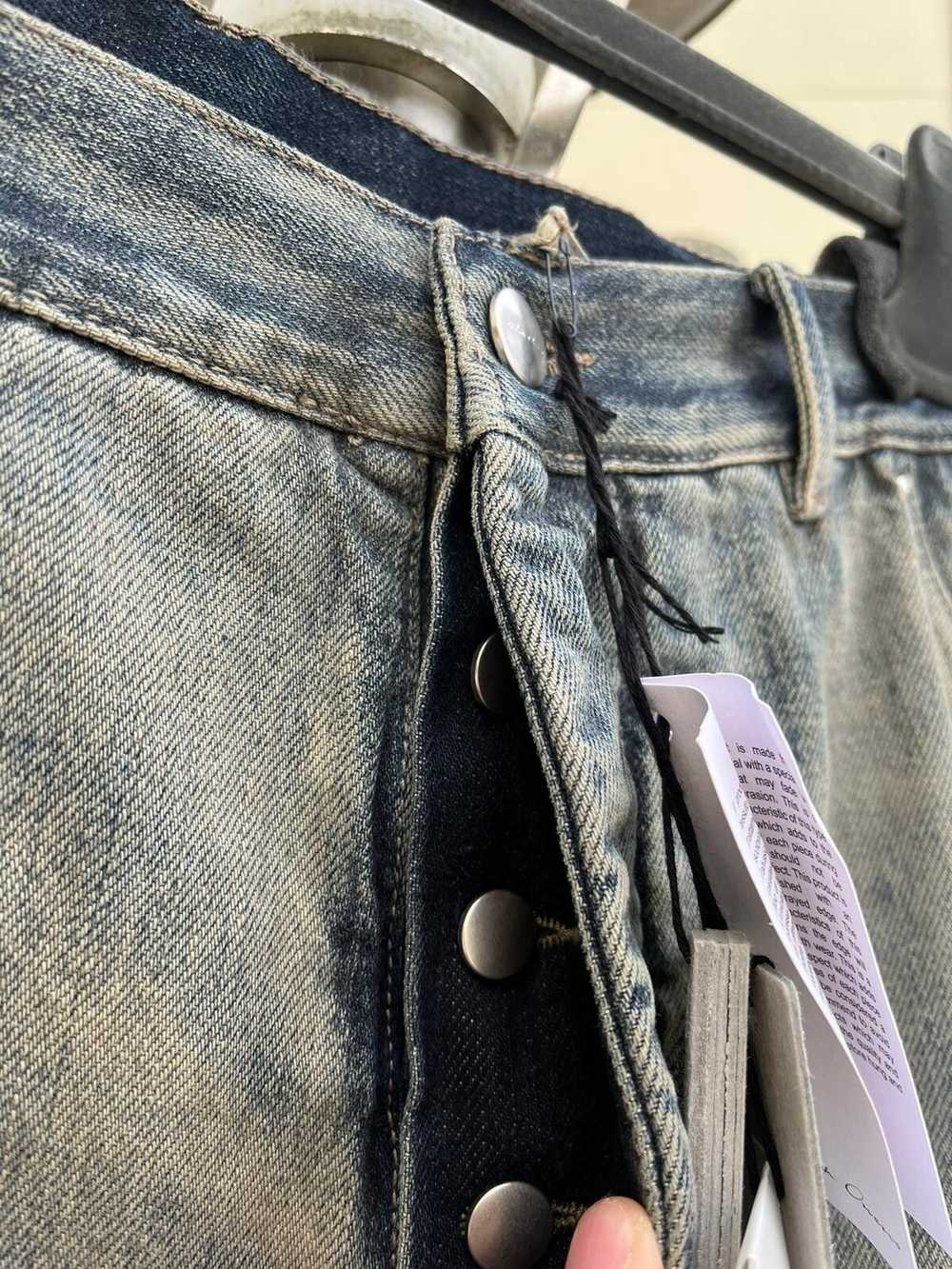 Rick Owens Tailored Bela Distressed Denim Jeans i… - image 11