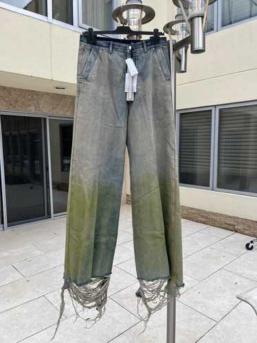 Rick Owens Tailored Bela Distressed Denim Jeans i… - image 1