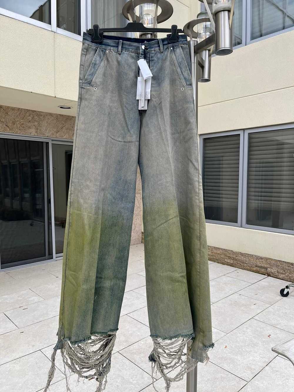 Rick Owens Tailored Bela Distressed Denim Jeans i… - image 2