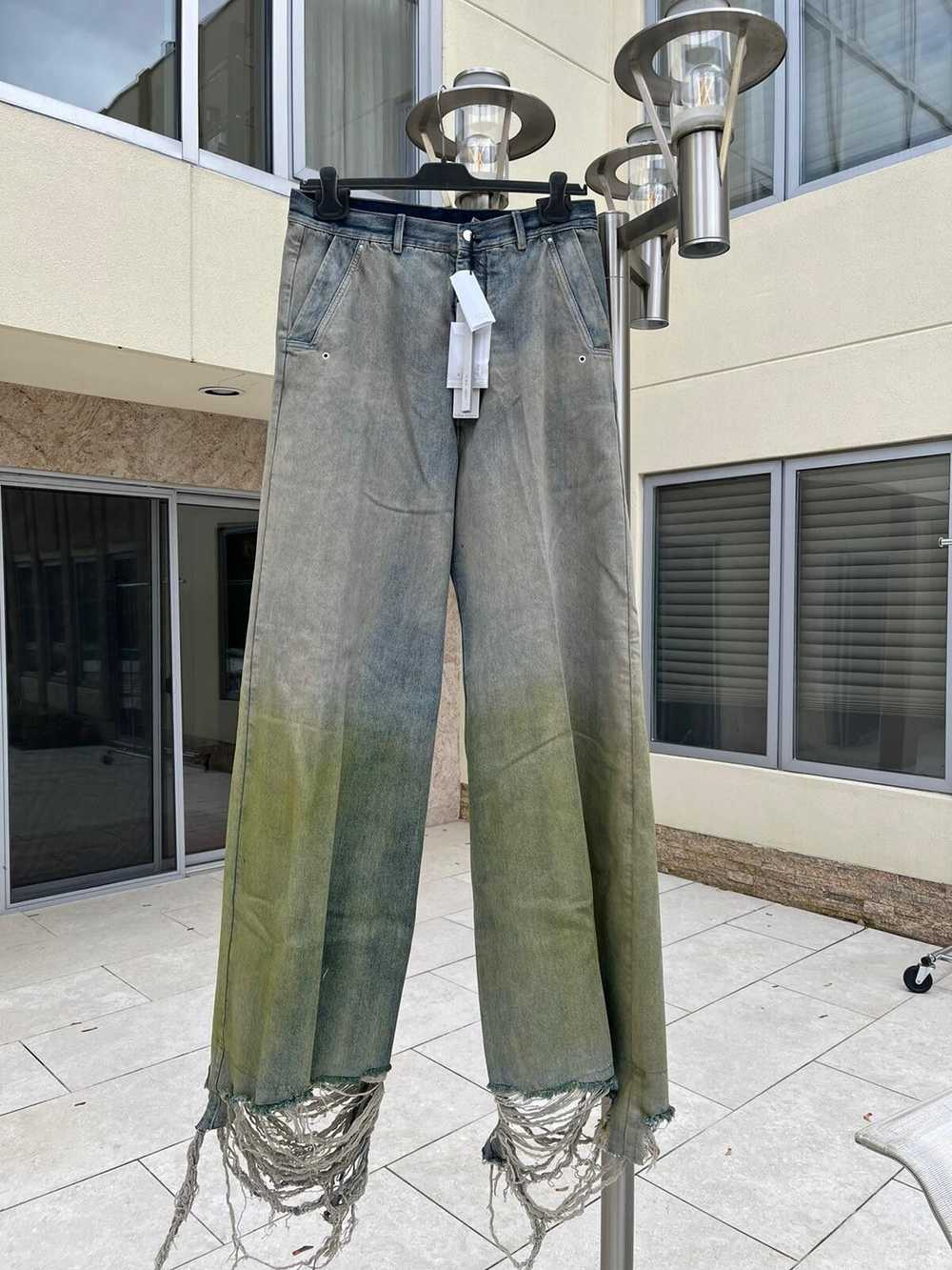 Rick Owens Tailored Bela Distressed Denim Jeans i… - image 3