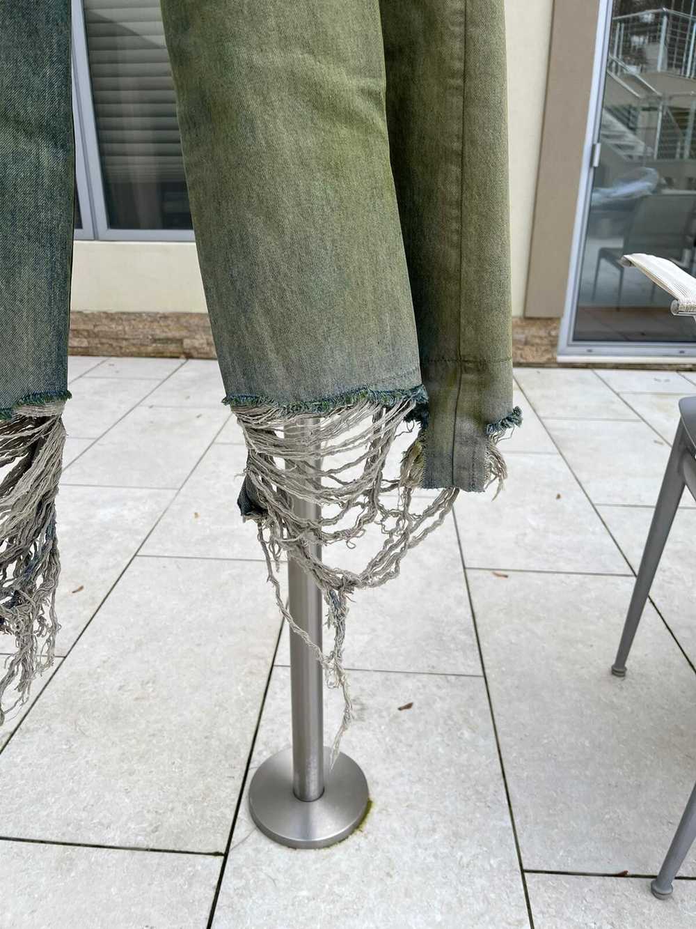 Rick Owens Tailored Bela Distressed Denim Jeans i… - image 4