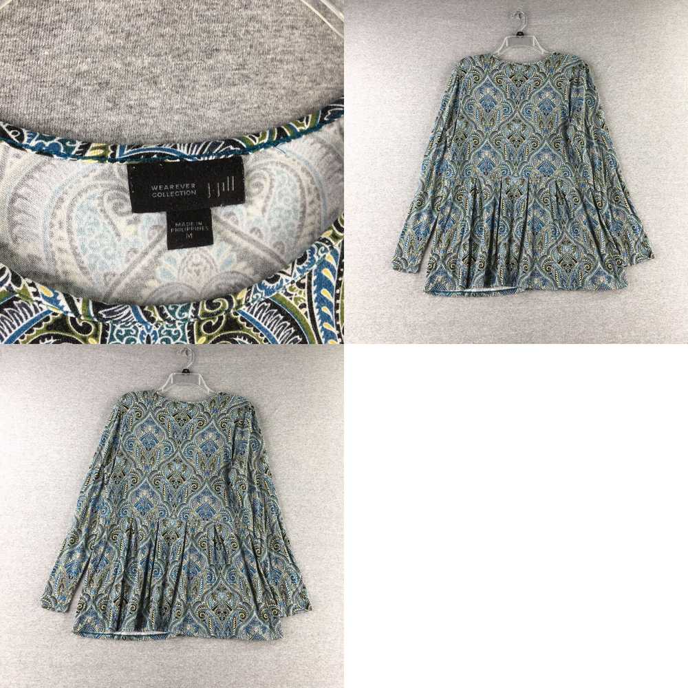Vintage J Jill Shirt Womens Medium Tunic Wearever… - image 4