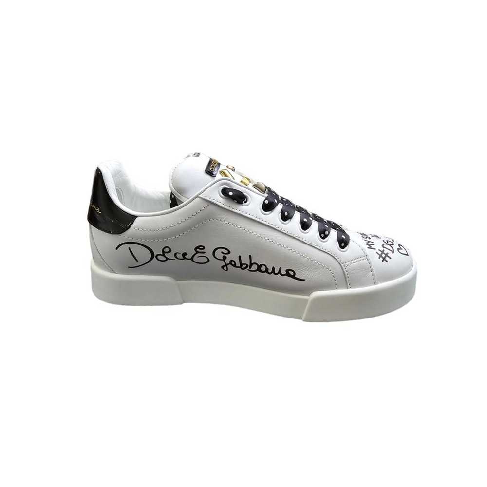Dolce & Gabbana Portofino leather trainers - image 8