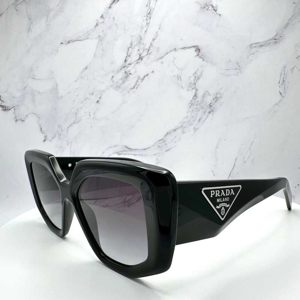 Prada Prada Sunglasses Black Triangle Metal Plaqu… - image 11