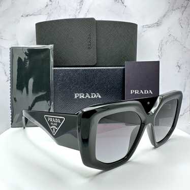 Prada Prada Sunglasses Black Triangle Metal Plaqu… - image 1