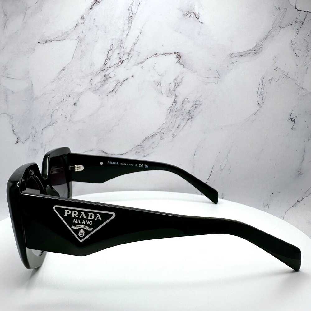 Prada Prada Sunglasses Black Triangle Metal Plaqu… - image 2