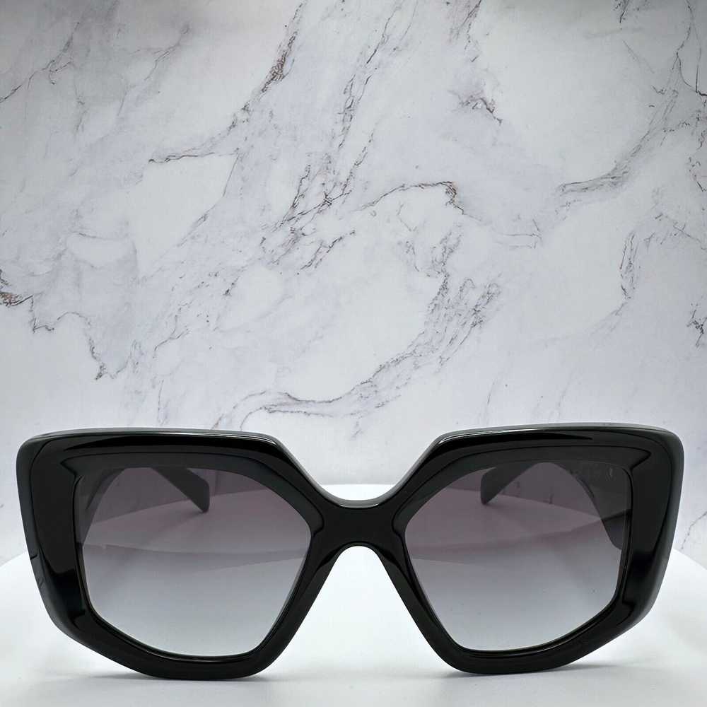 Prada Prada Sunglasses Black Triangle Metal Plaqu… - image 3
