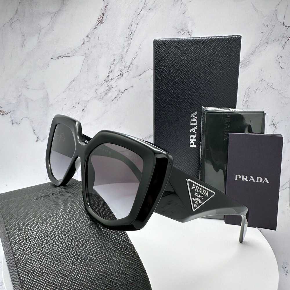 Prada Prada Sunglasses Black Triangle Metal Plaqu… - image 5