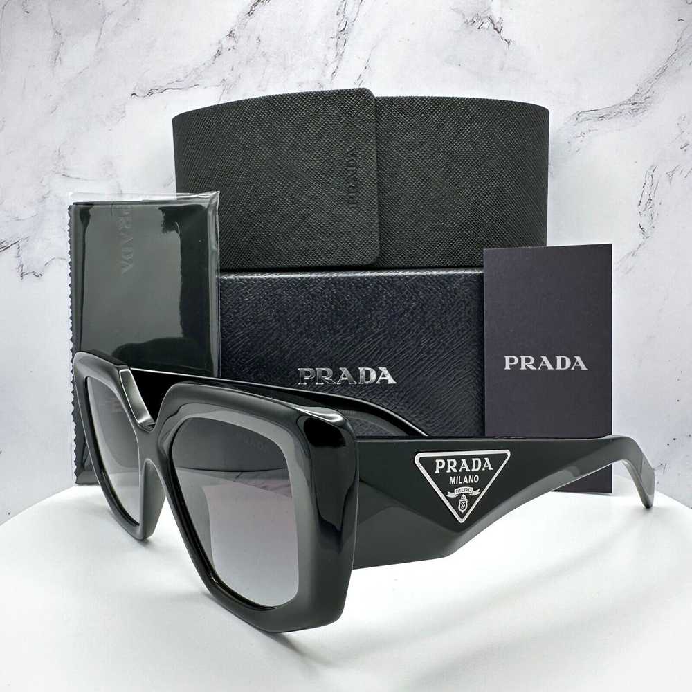 Prada Prada Sunglasses Black Triangle Metal Plaqu… - image 6