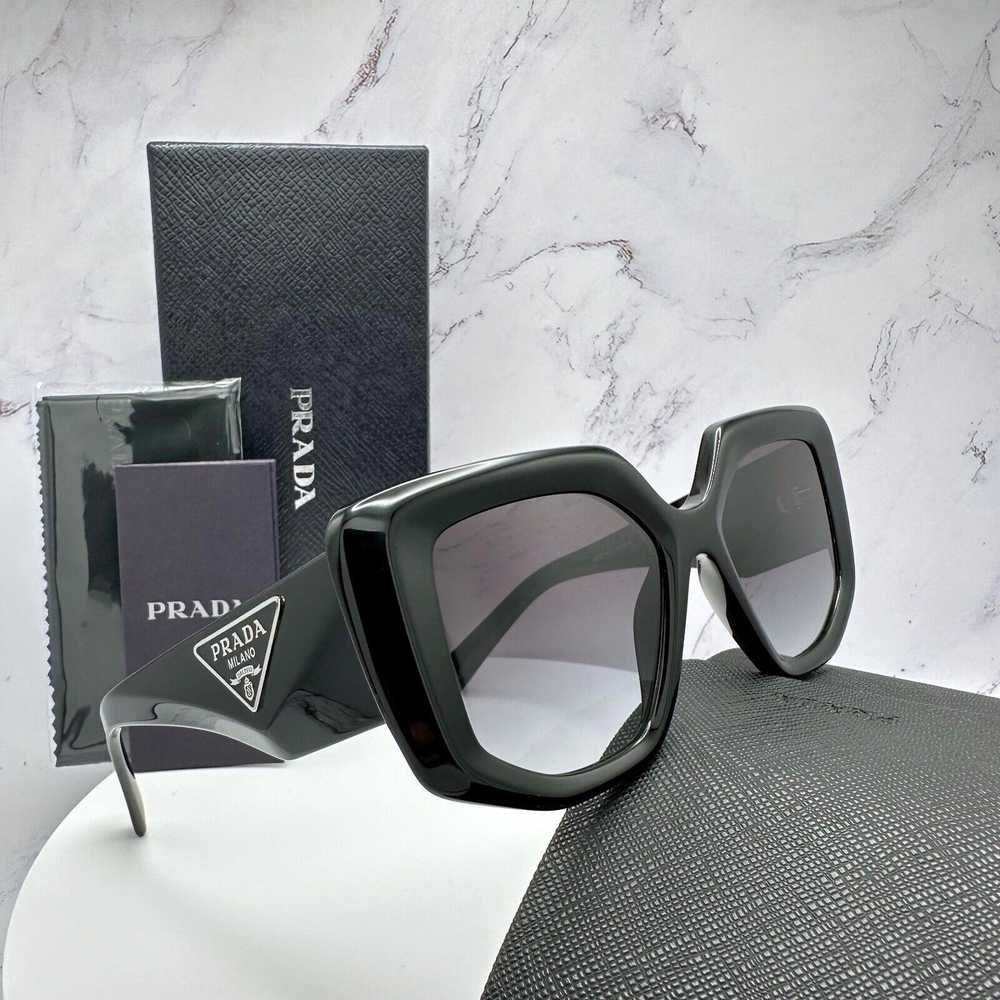 Prada Prada Sunglasses Black Triangle Metal Plaqu… - image 7
