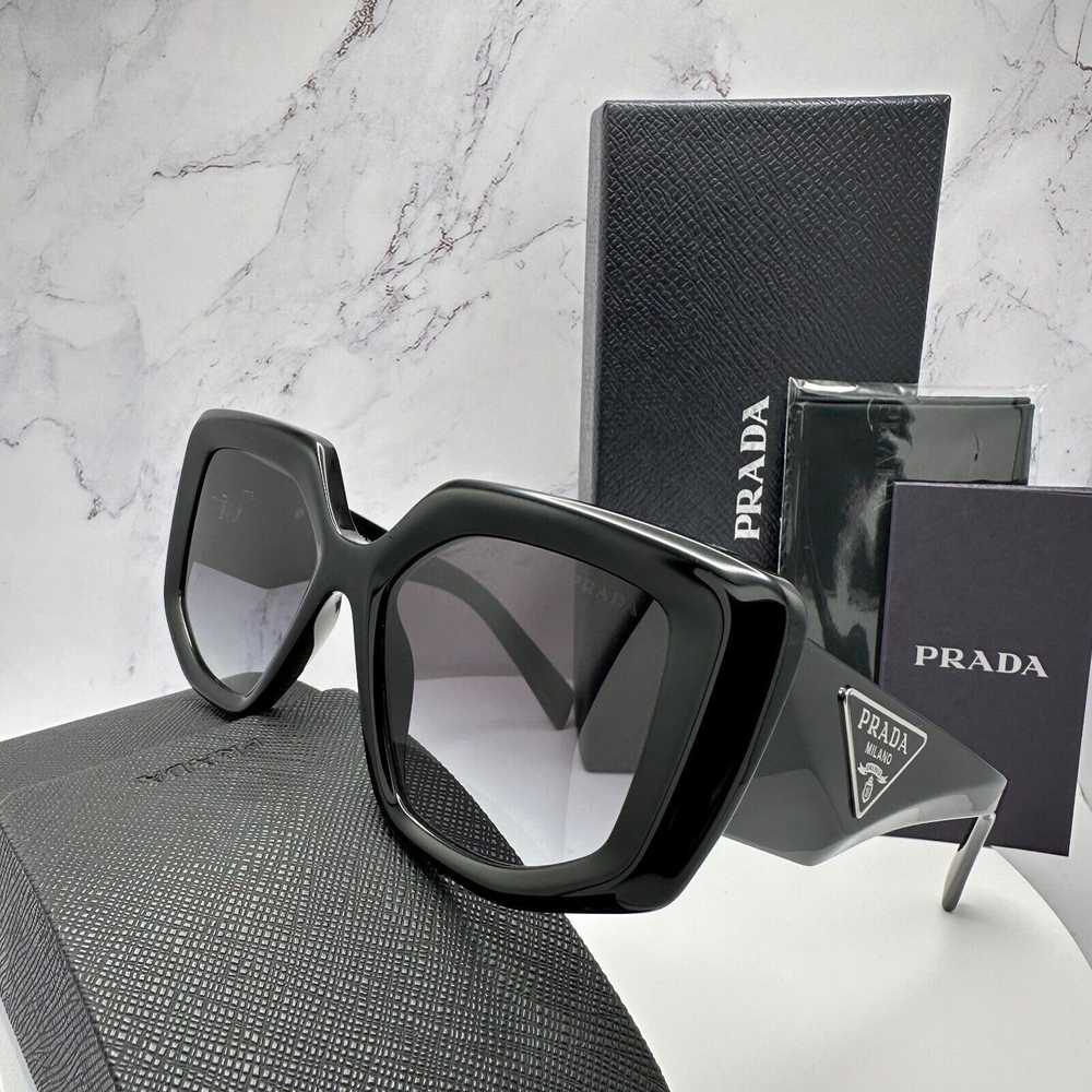 Prada Prada Sunglasses Black Triangle Metal Plaqu… - image 8