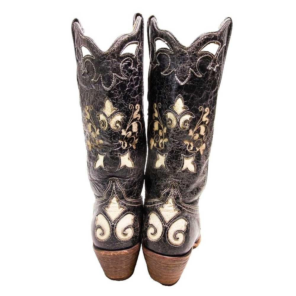 Corral Western Cowgirl Boots Lizard Inlay Women's… - image 4
