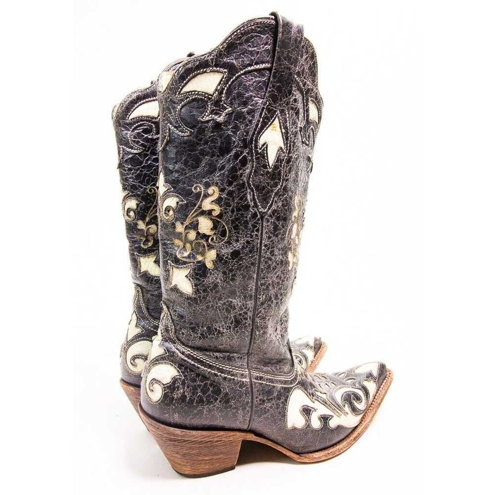 Corral Western Cowgirl Boots Lizard Inlay Women's… - image 5