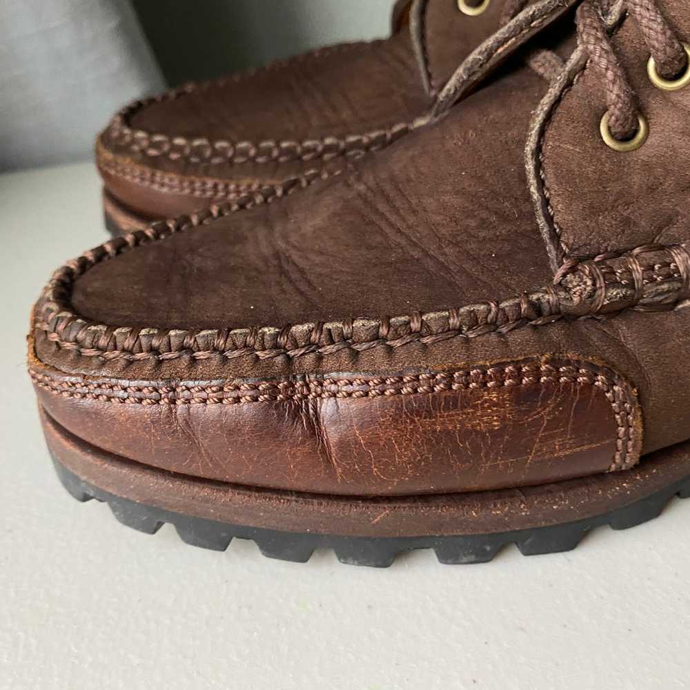 Cole Haan Country Brown Leather Lace Up Boots, Wo… - image 12