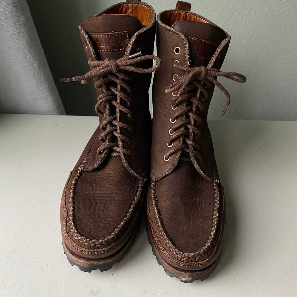 Cole Haan Country Brown Leather Lace Up Boots, Wo… - image 4