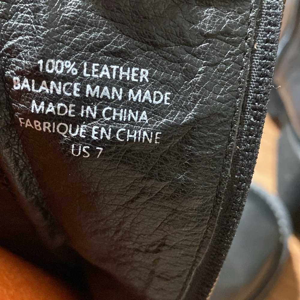 Unif Parker Boots black leather 7 Bratz vibes boh… - image 7