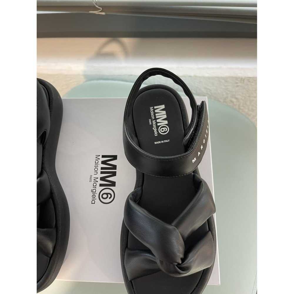 MM6 Leather sandals - image 4