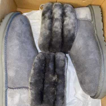 Fluff Mini Quilted Grey UGG Boots